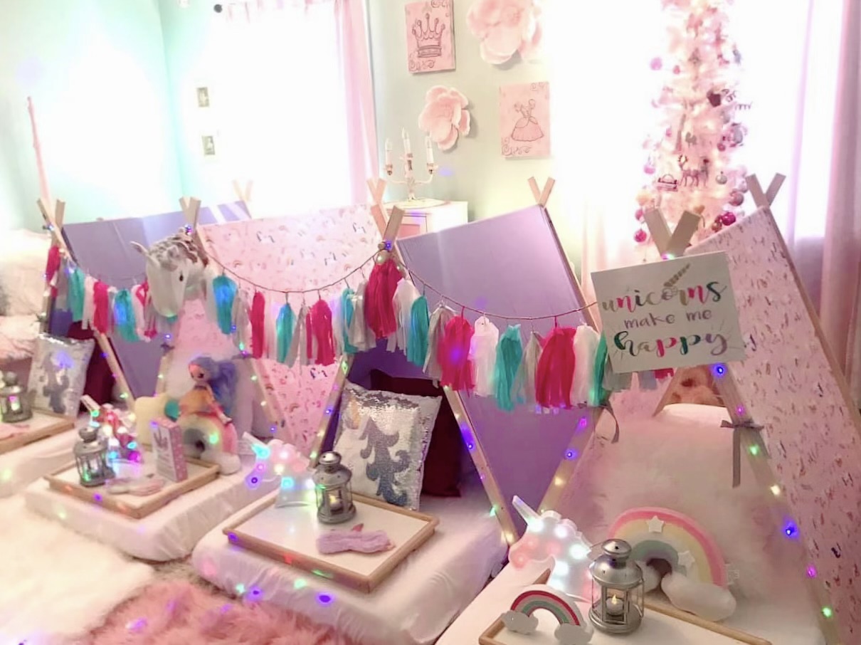 Glamping Slumber Party For Girls