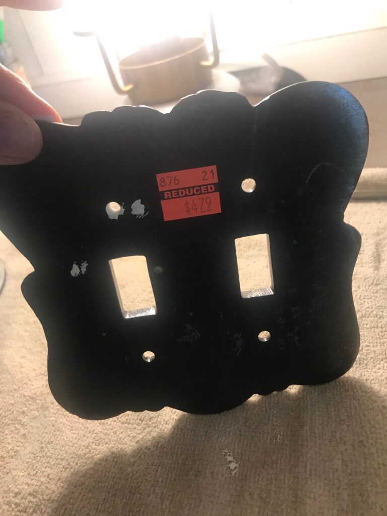 Thrift Store Switch Plate Cover