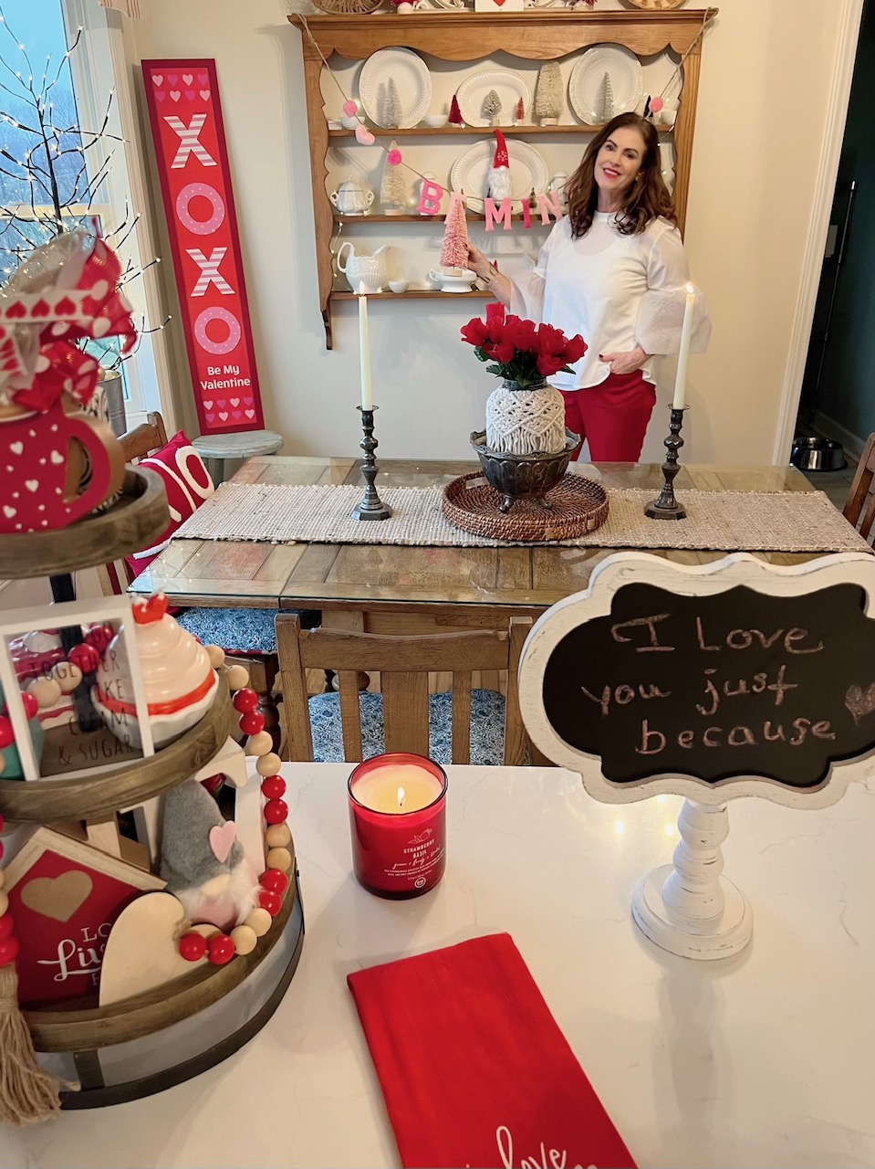 Valentine Kitchen/Breakfast Nook Decor